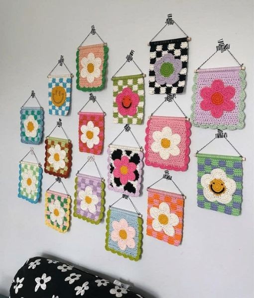 DIY Gantungan Dinding Benang